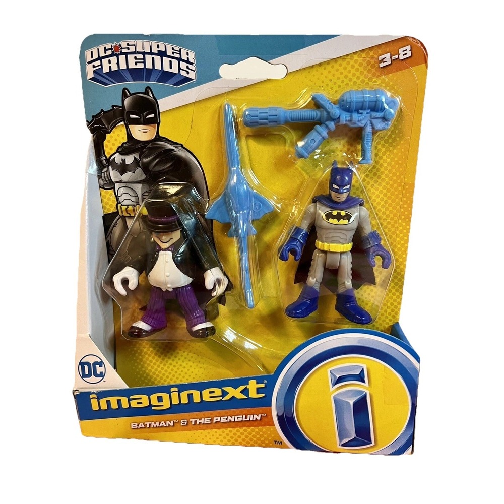 IMAGINEXT DC Super Friends Batman & The Penguin with Accessories  New In Package